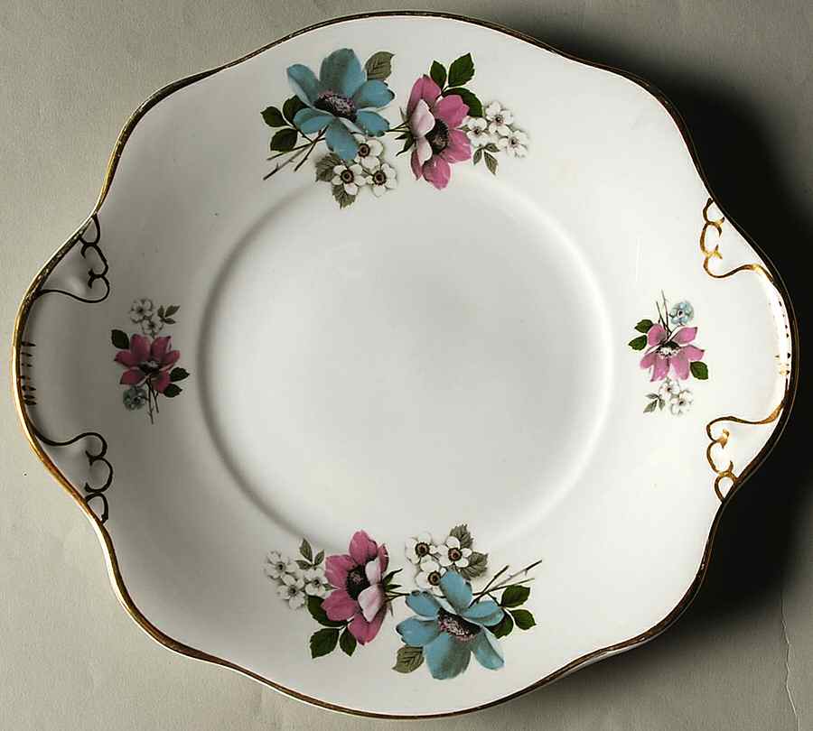 RTA48 Square Handled Cake Plate by Royal Tara-1