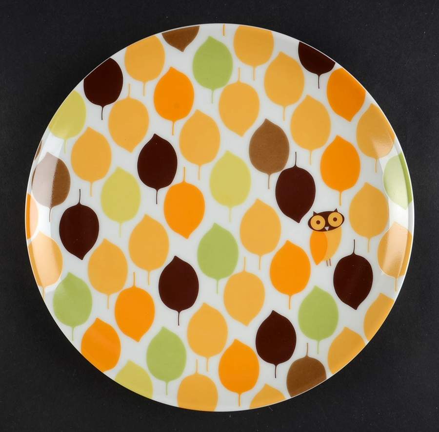 Little Hoot Salad Plate by Rachael Ray-1