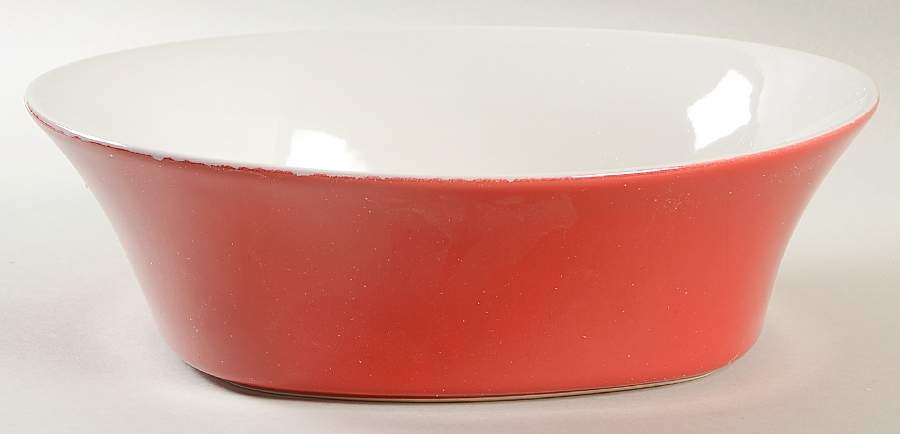 Round and Square Red 10" Round Vegetable Bowl by Rachael Ray-1