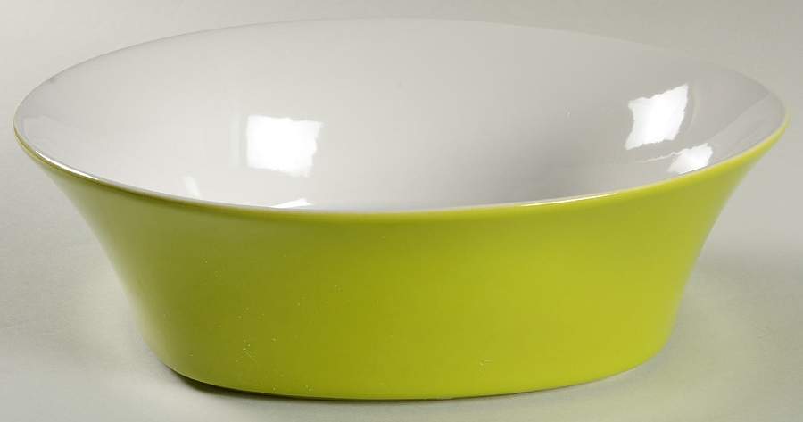 Round and Square Green Apple 10" Round Vegetable Bowl by Rachael Ray-1