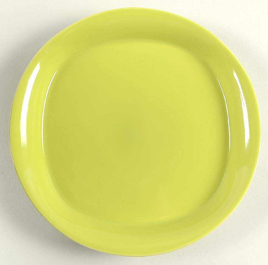 Round and Square Green Apple Salad Plate by Rachael Ray-1