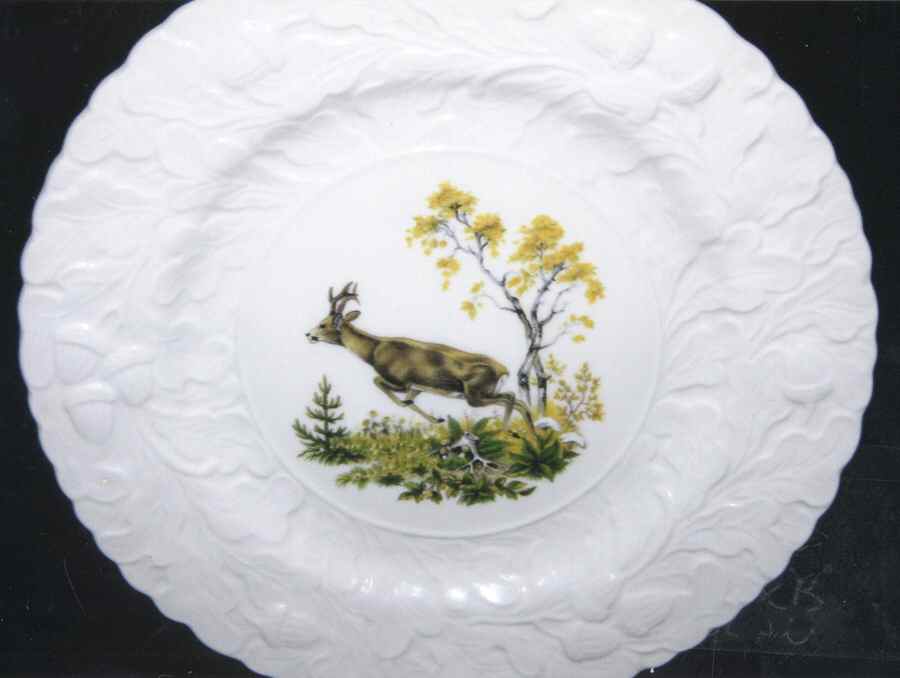 Centenary Year (Animals, Embossed) Salad Plate by Rosina-Queens-1