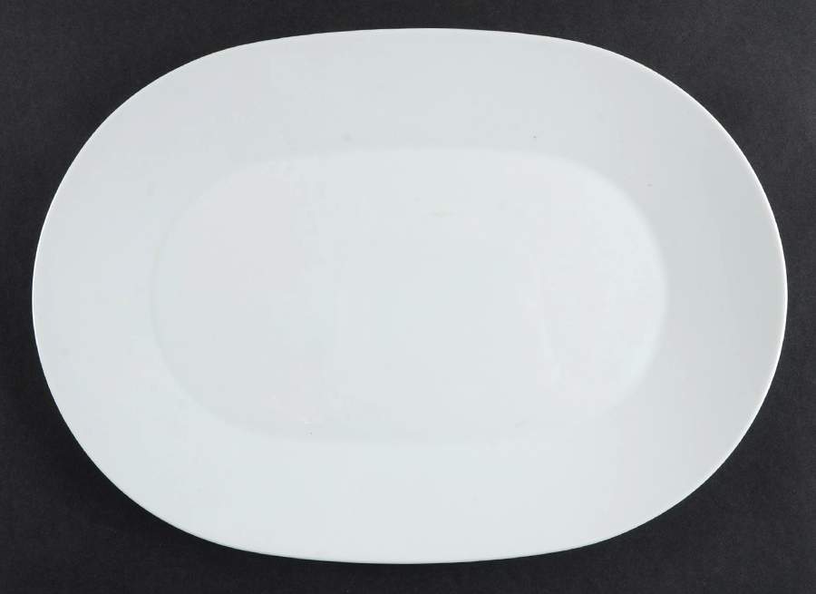 Format White 13" Oval Serving Platter by Rosenthal - Continental-1