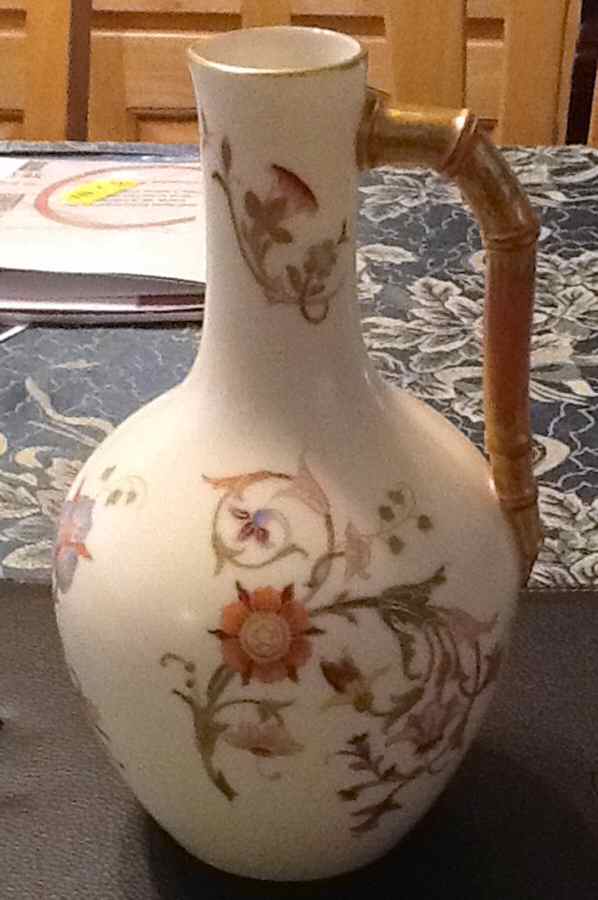 1132 8" Handled Vase by Royal Worcester-1