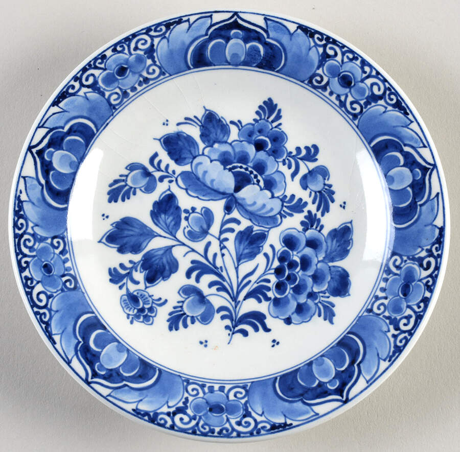RDE6 Bread & Butter Plate by Royal Delft-1