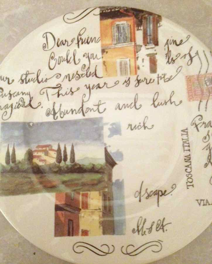 RNC43 Dessert/Pie Plate by Rosanna-1