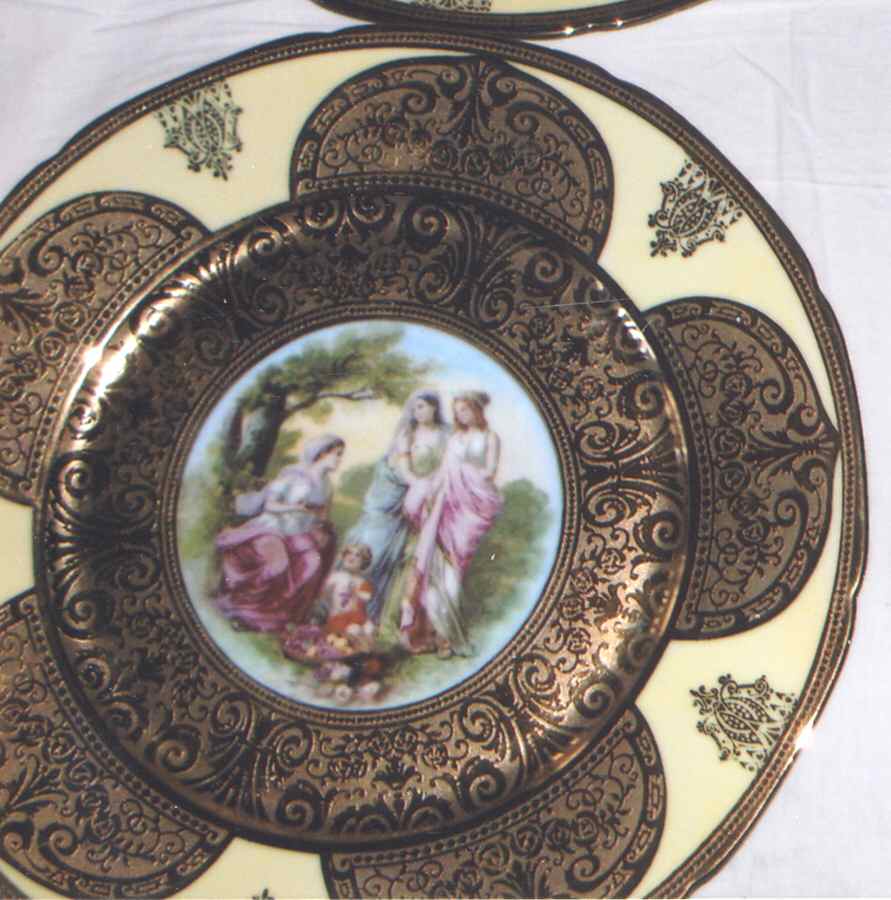 RCQ17 Service Plate (Charger) by Royal China (made in France)-1