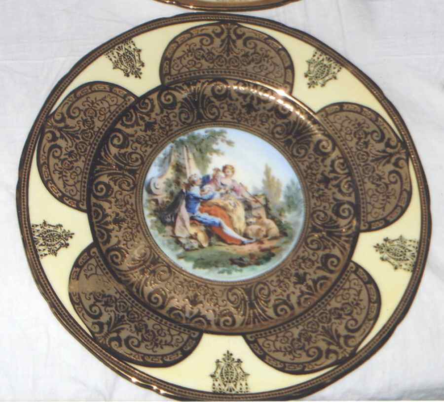 RCQ17 Service Plate (Charger) by Royal China (made in France)-1