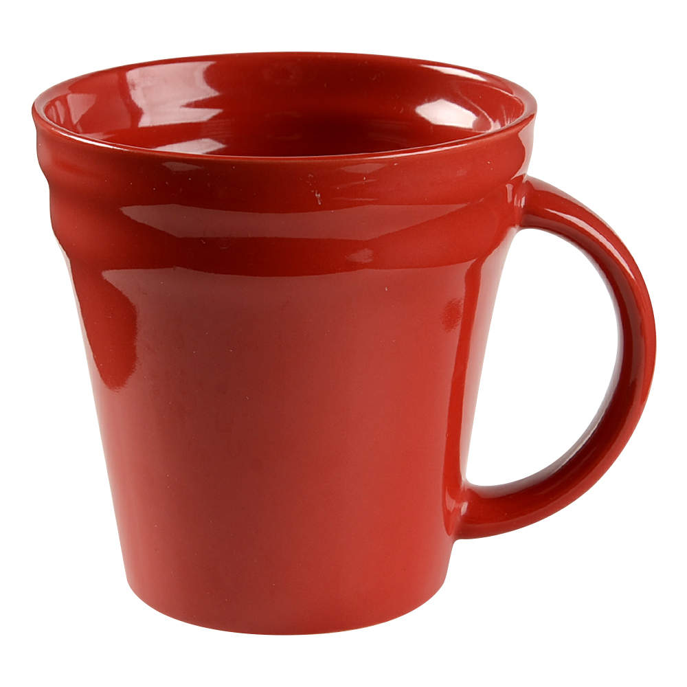 Double Ridge Red Mug by Rachael Ray-1