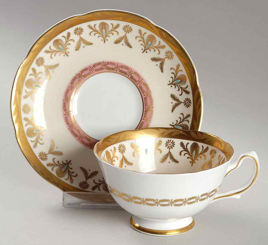 K1247 Footed Cup & Saucer Set by Royal Grafton-1