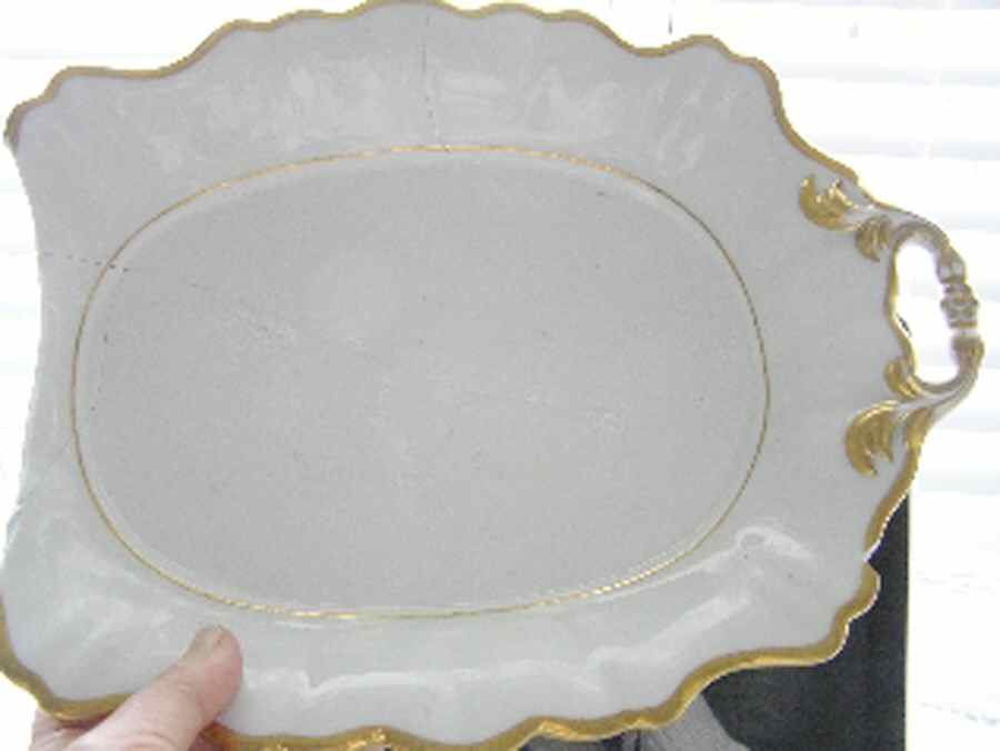 RVI10 15" Oval Serving Platter by Royal Vienna (Austria-Poland)-1