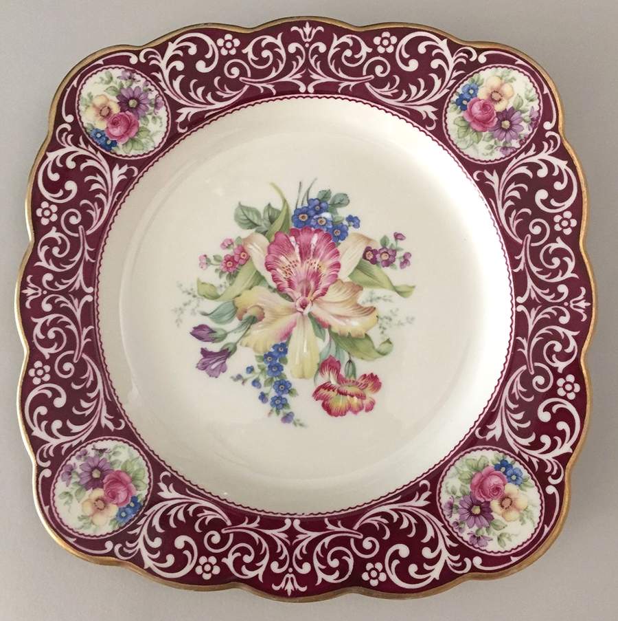 ROB453 Square Salad Plate by Royal Bayreuth-1