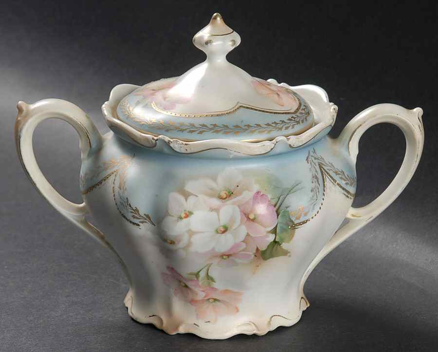 RPU46 Sugar Bowl & Lid by RS Prussia-1