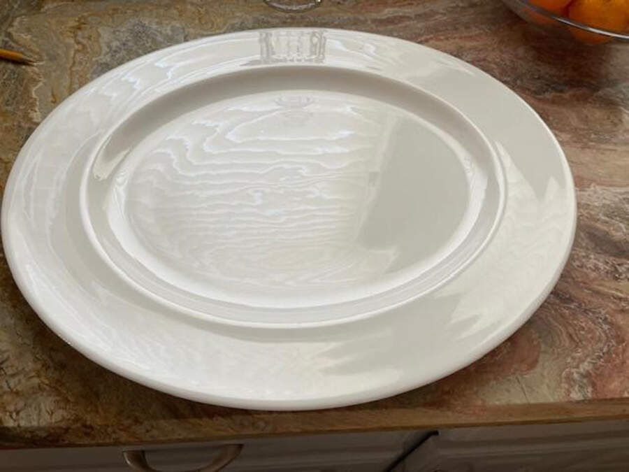 Serenity 17" Oval Serving Platter by Royal Worcester-1