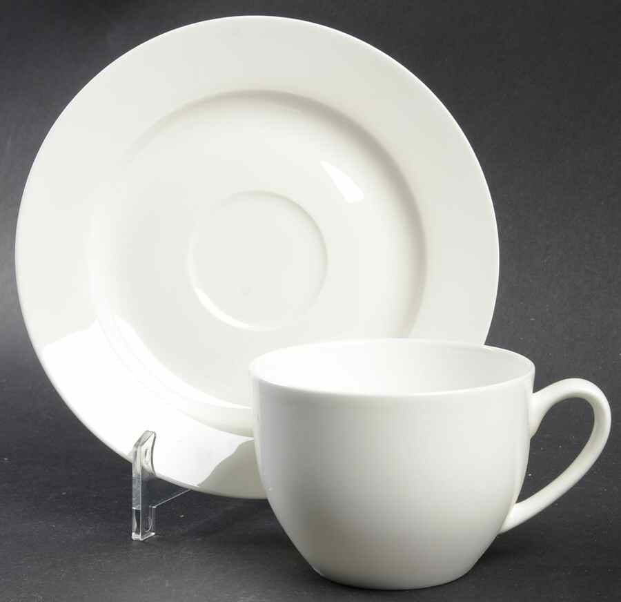 Serenity Flat Cup & Saucer Set by Royal Worcester-1