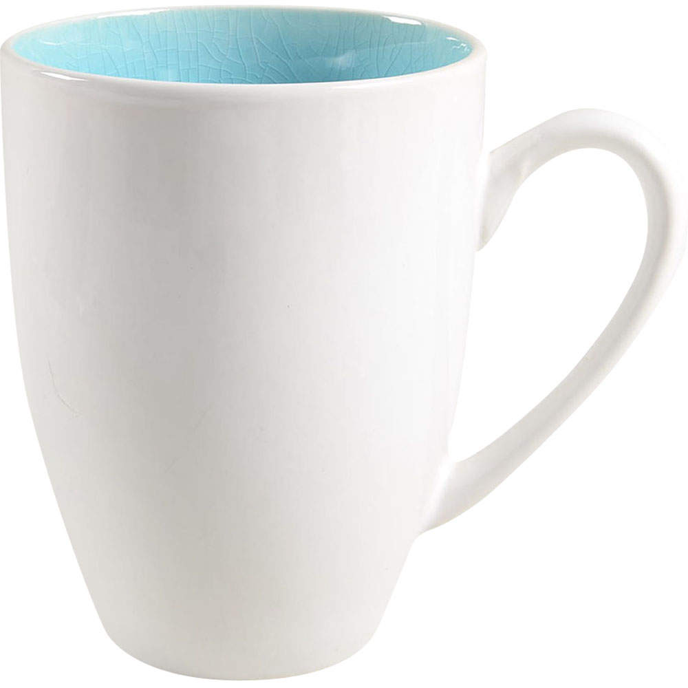 Crackle Glass Turquoise Mug by Roscher & Co-1