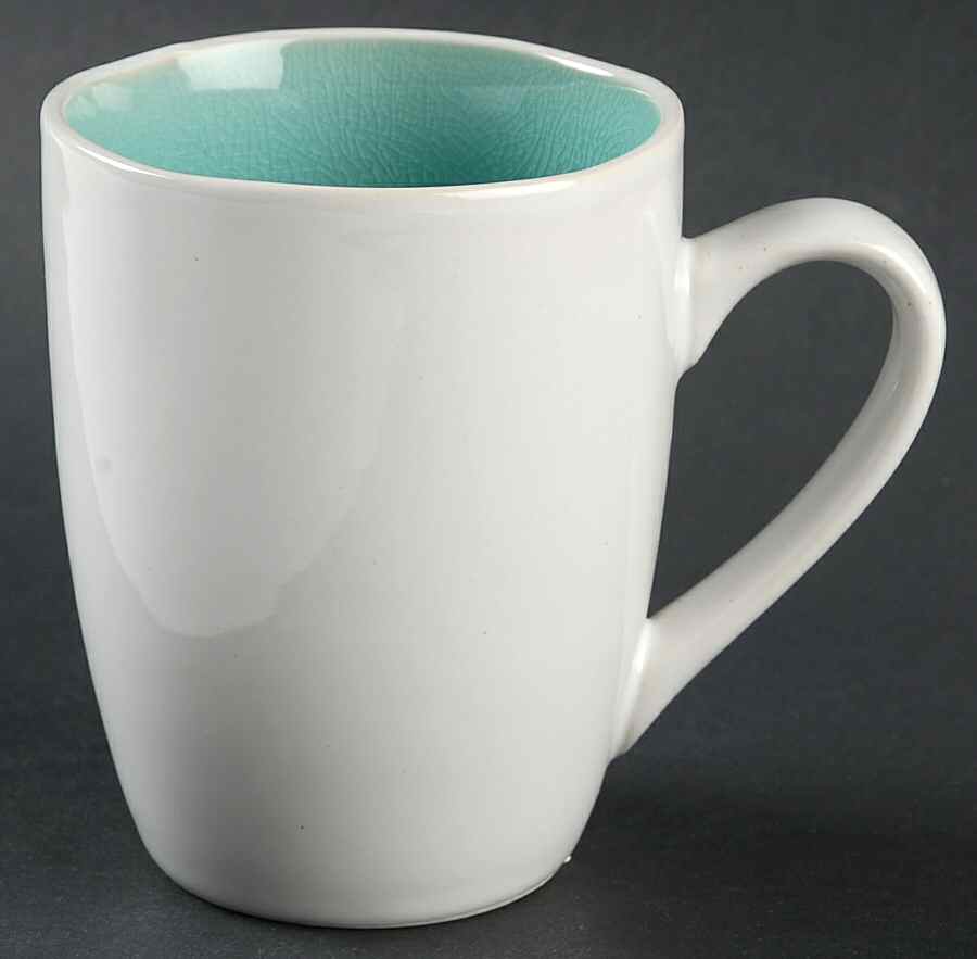 Crackle Glass Turquoise Mug by Roscher & Co-1