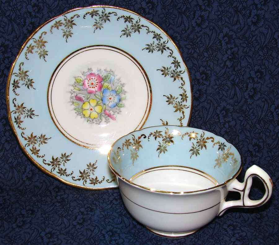 8263 Footed Cup & Saucer Set by Royal Stafford-1