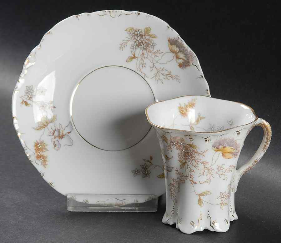 2287 Chocolate Cup & Saucer Set by Rosenthal - Continental-1