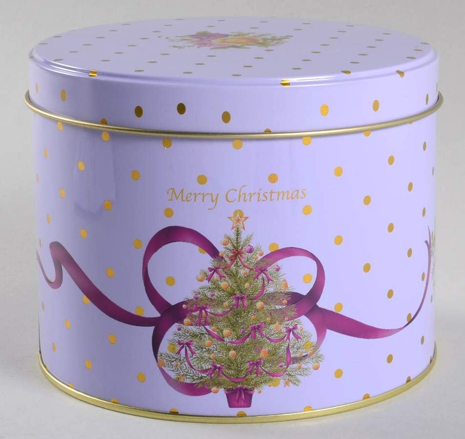 Old Country Roses (Christmas Tree) Tin Gift Box for Mug by Royal Albert-1