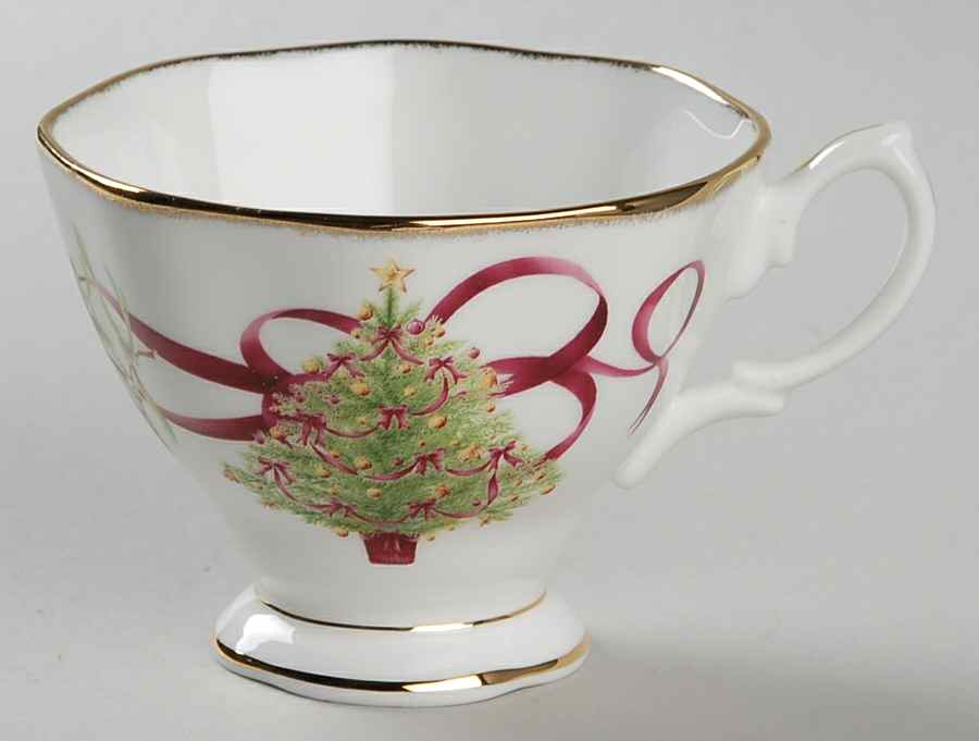 Old Country Roses (Christmas Tree) Footed Cup by Royal Albert-1