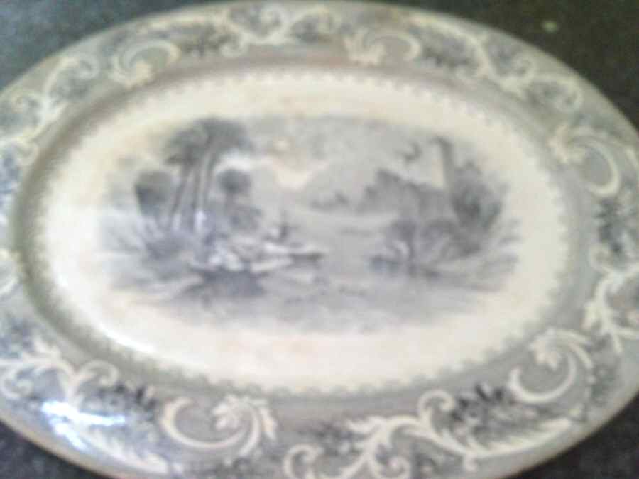 Rhine 14" Oval Serving Platter by Ralph Hamersley-1
