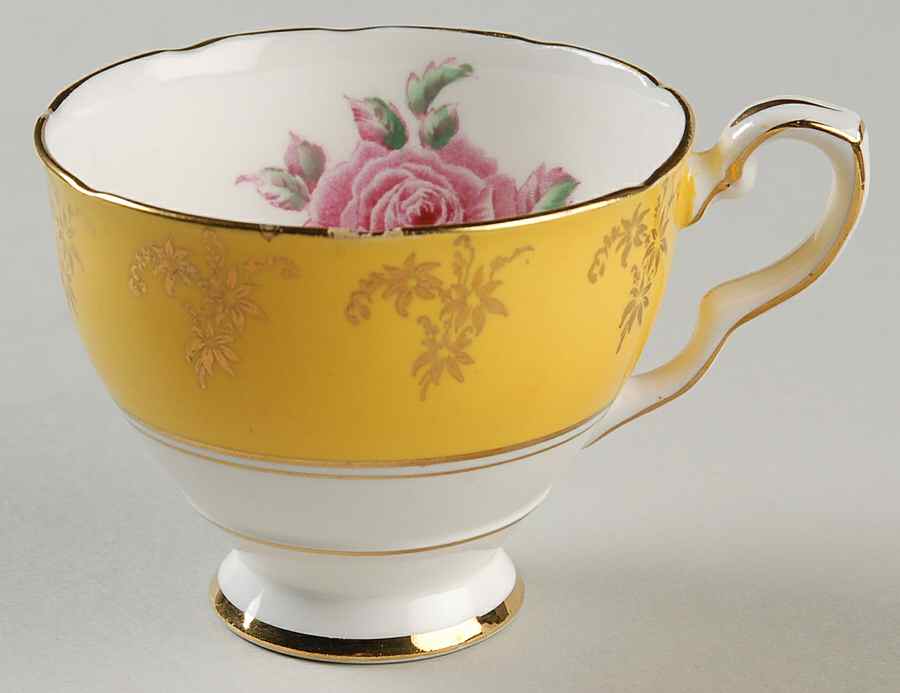 Margaret Rose Yellow Footed Cup by Royal Stafford-1