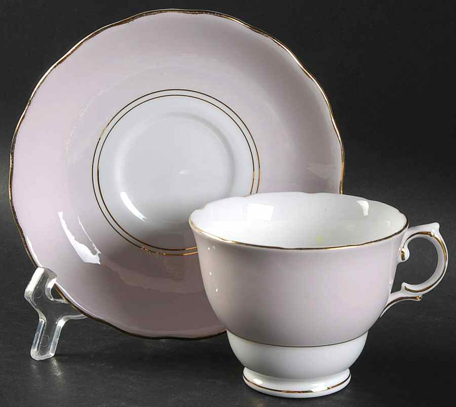 7611 Footed Cup & Saucer Set by Royal Vale-1