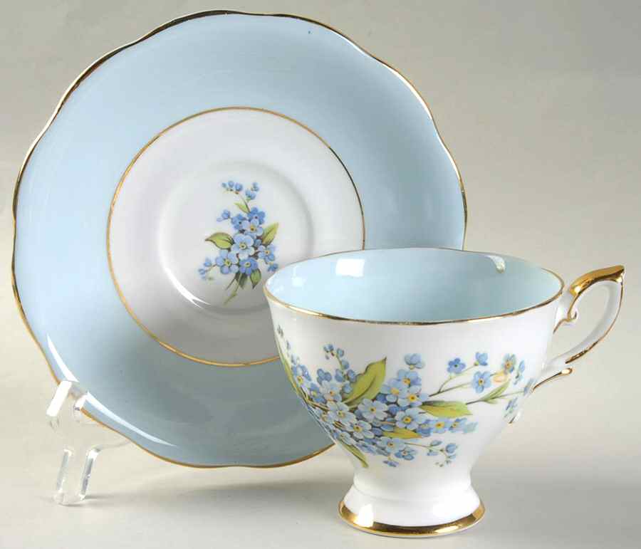 2850 Footed Cup & Saucer Set by Royal Standard-1
