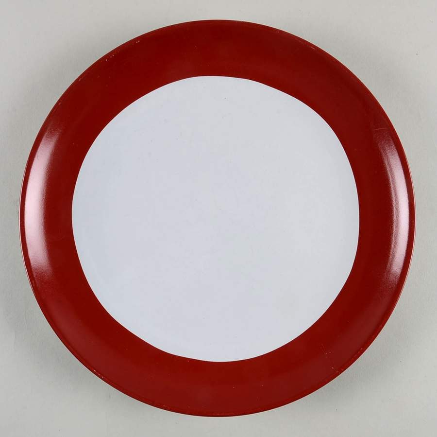 Red Banded Dinner Plate by Room Essentials-1