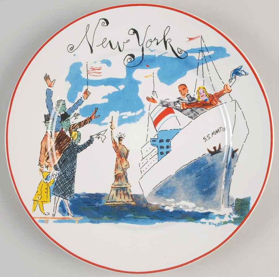 RNC44 Salad Plate by Rosanna-1