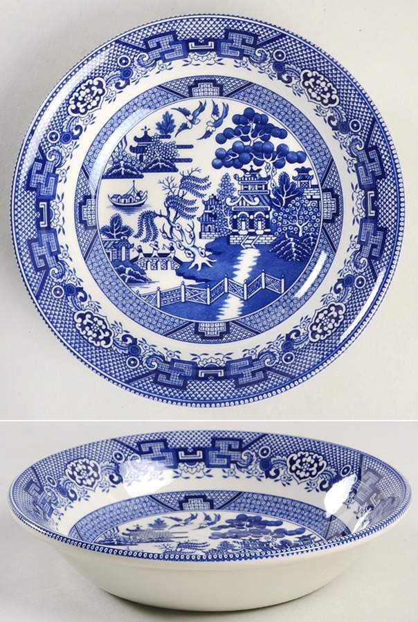 Blue Willow Coupe Soup Bowl by Royal Stafford-1
