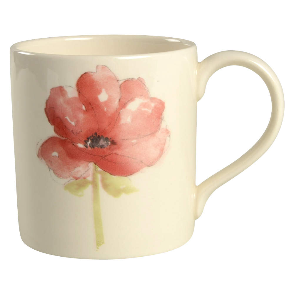 Red Poppy Mug - Set of 4 by Royal Stafford-1