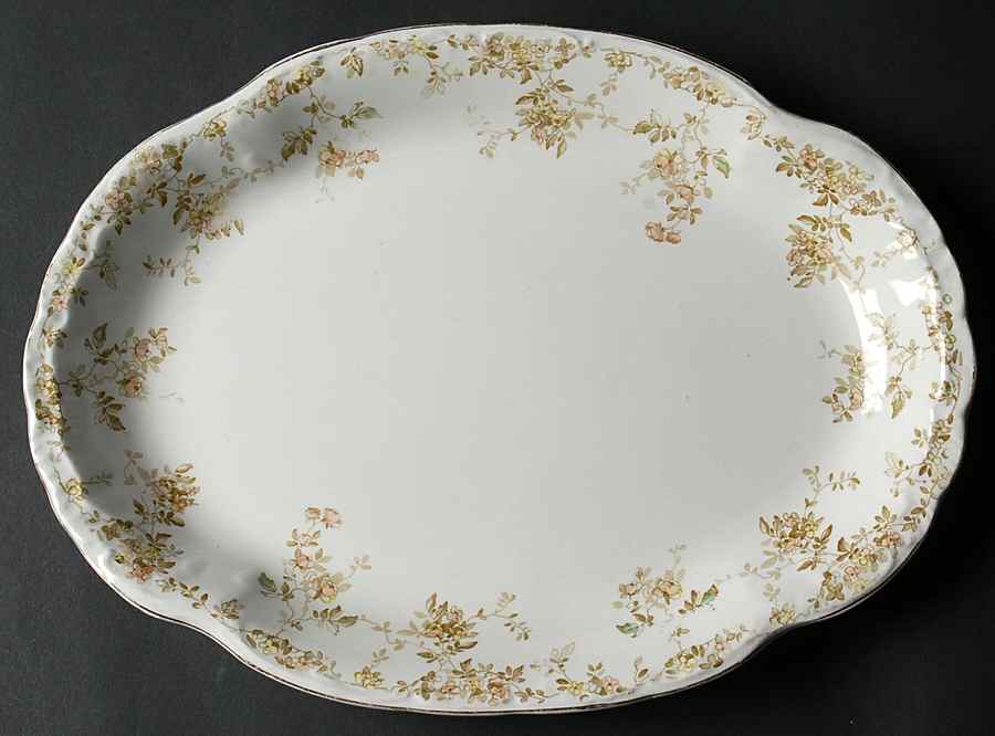 Merveille 12" Oval Serving Platter by Ridgway (Ridgways)-1