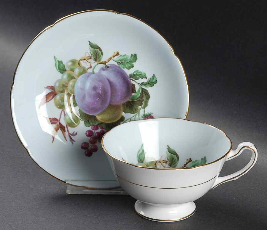 8259 Footed Cup & Saucer Set by Royal Grafton-1
