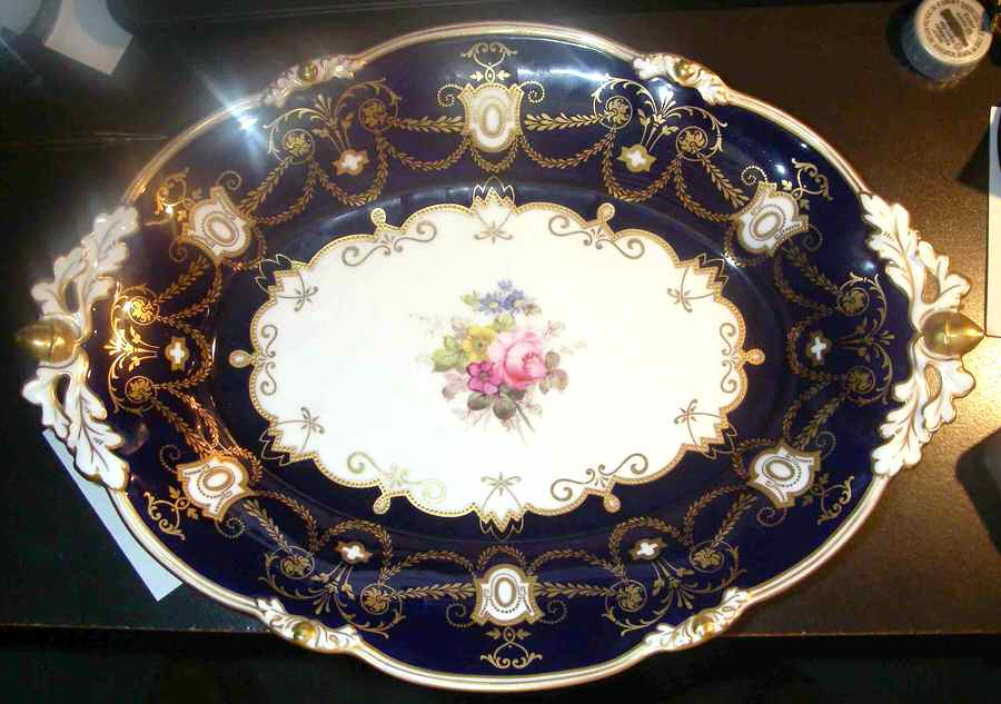 6727 #1685 Oval Basket by Royal Crown Derby-1