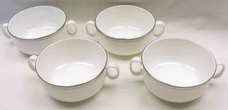 RD338 Flat Cream Soup Bowl by Royal Doulton-1