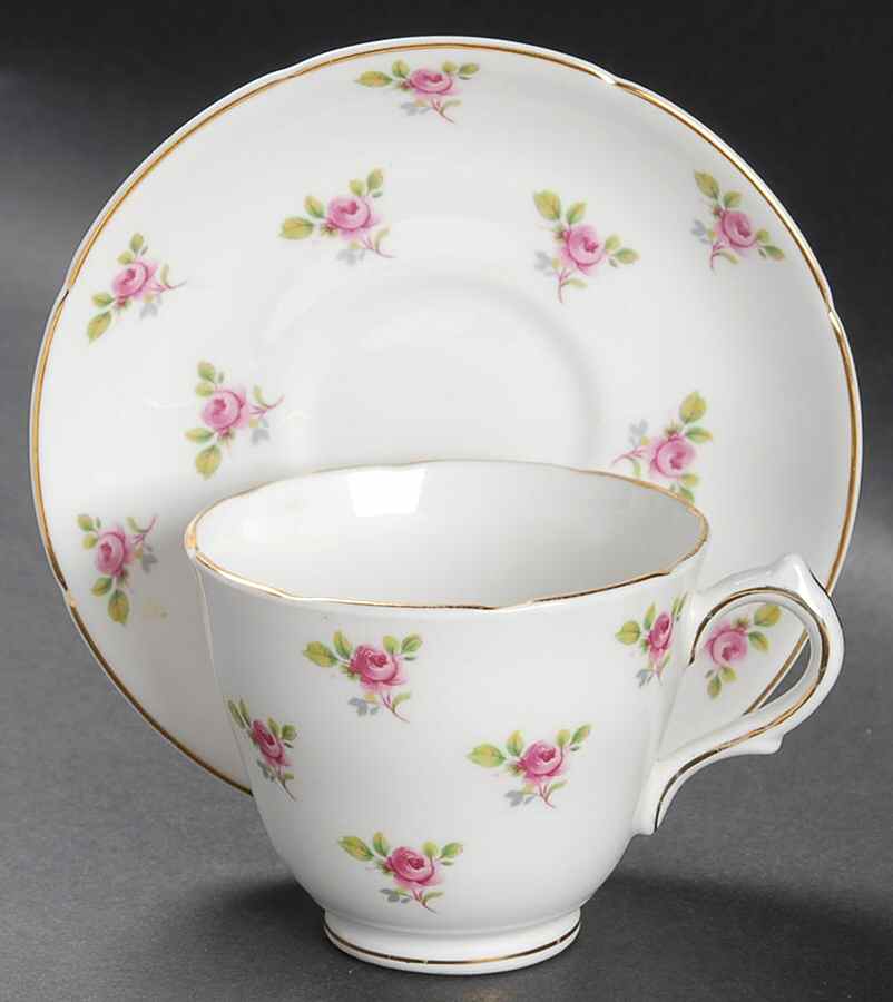 881 Footed Cup & Saucer Set by Royal Grafton-1