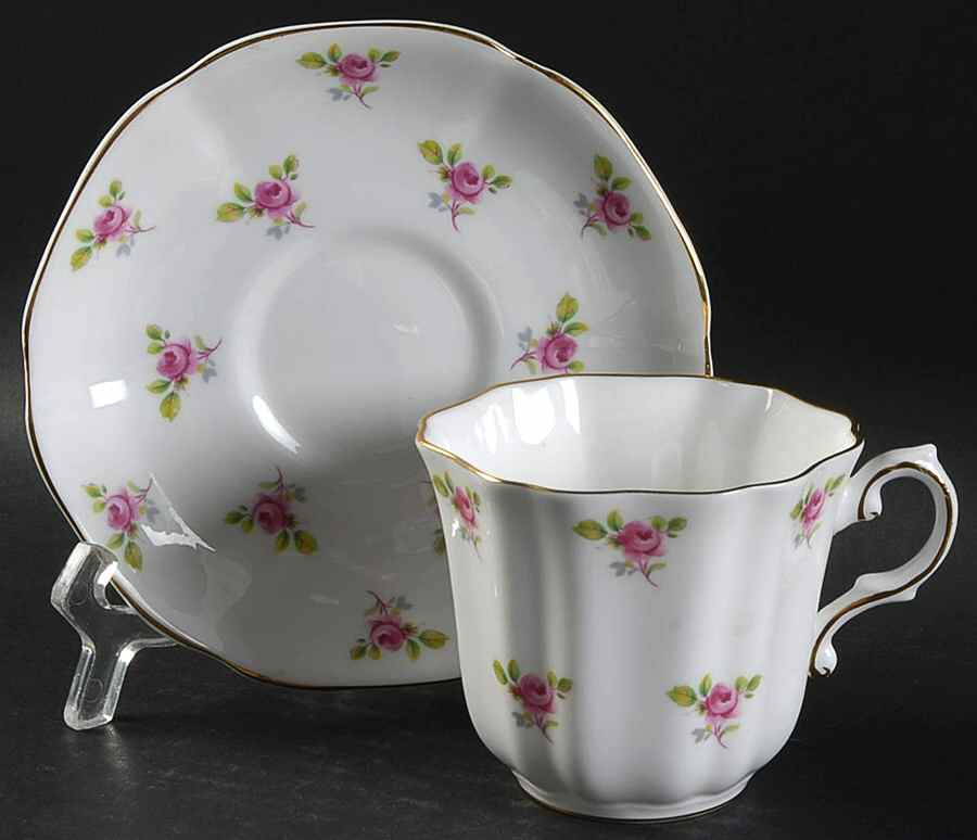 8969 Flat Cup & Saucer Set by Royal Grafton-1