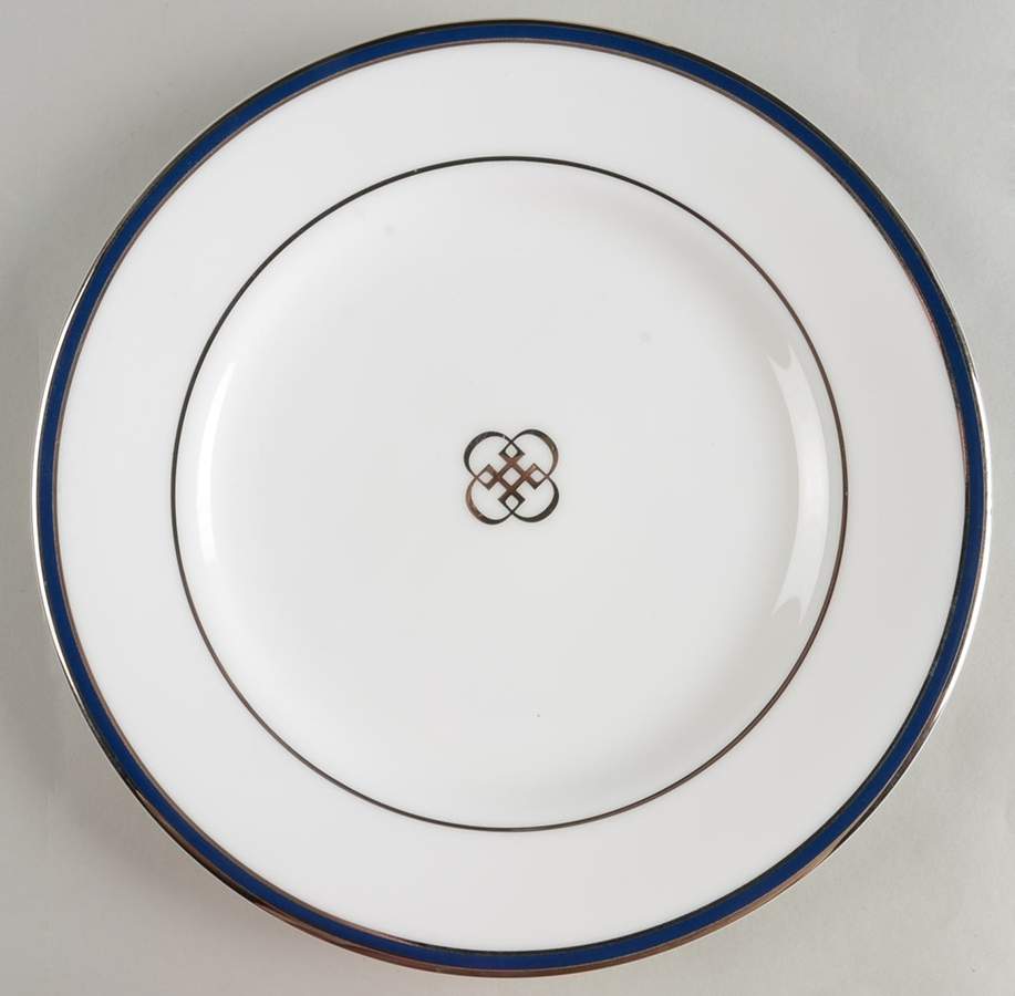 Signature Blue Salad Plate by Royal Doulton-1