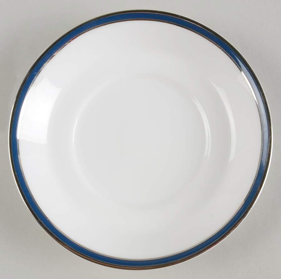Signature Blue Saucer for Flat Cup by Royal Doulton-1