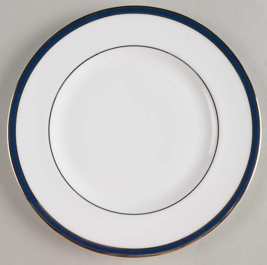 Signature Blue Bread & Butter Plate by Royal Doulton-1