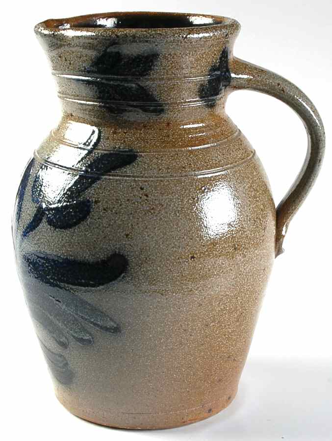 Crest Floral 104 Oz Pitcher by Rowe Pottery-1