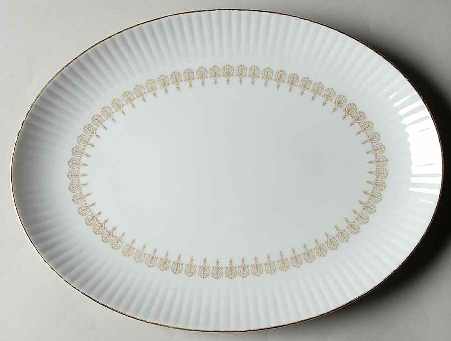 RYV4 12" Oval Serving Platter by Royal (China)-1