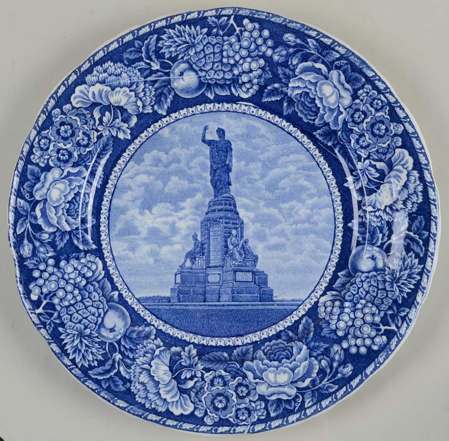 National Monument To the Forefathers Dinner Plate by Rowland & Marsellus-1