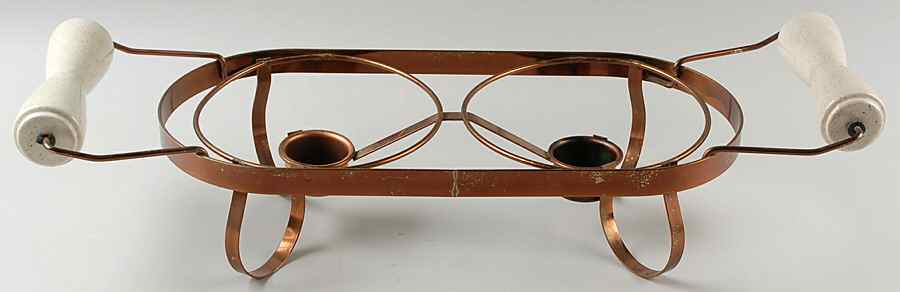 Red Wing Metal Stands Copper Double Warmer Stand & Candle Cups by Red Wing-1