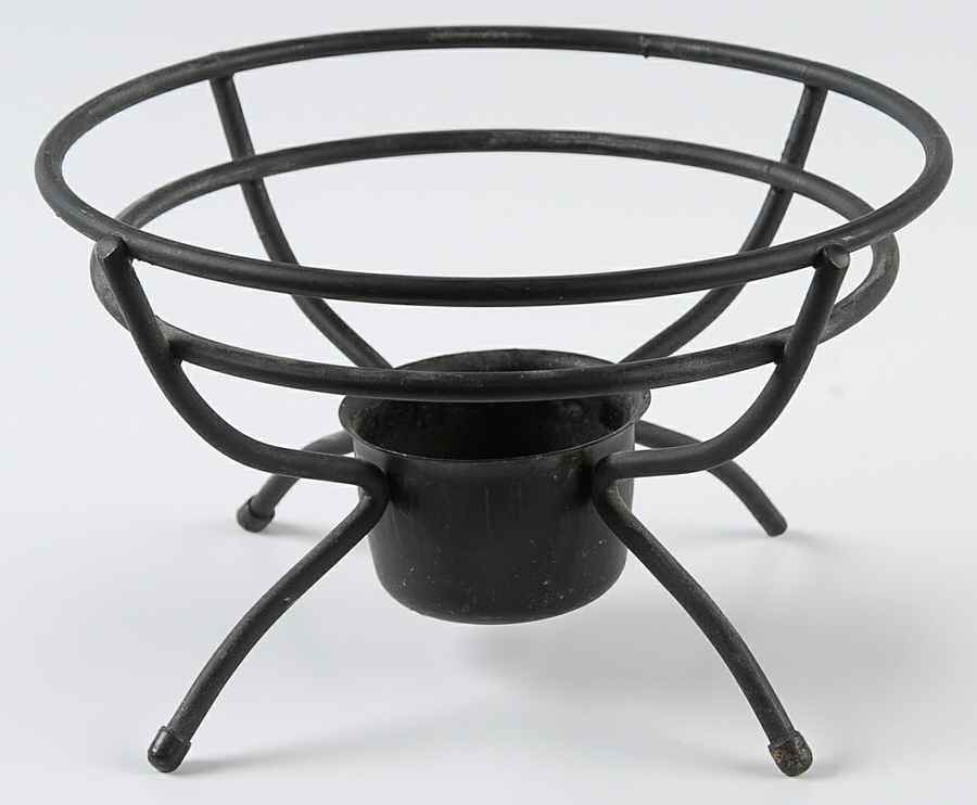 Red Wing Metal Stands Medium Black Warmer Stand w/Candle Cup by Red Wing-1