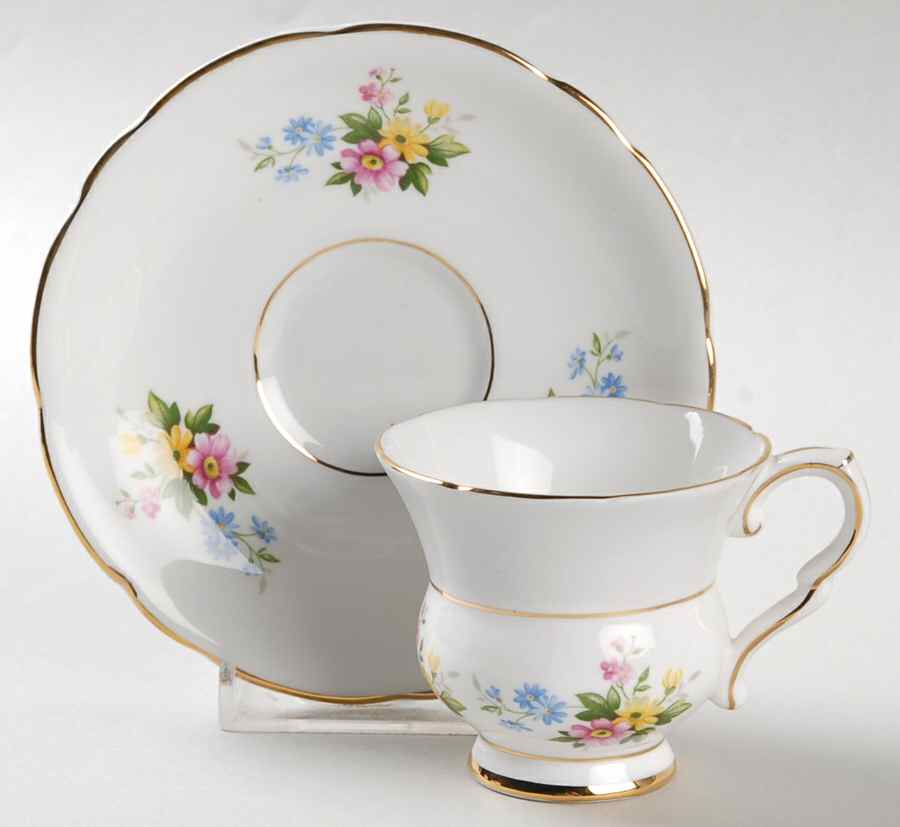 2049 Footed Demitasse Cup & Saucer Set by Royal Stafford-1