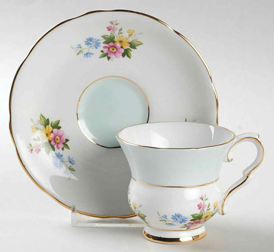 2049 Footed Demitasse Cup & Saucer Set by Royal Stafford-1
