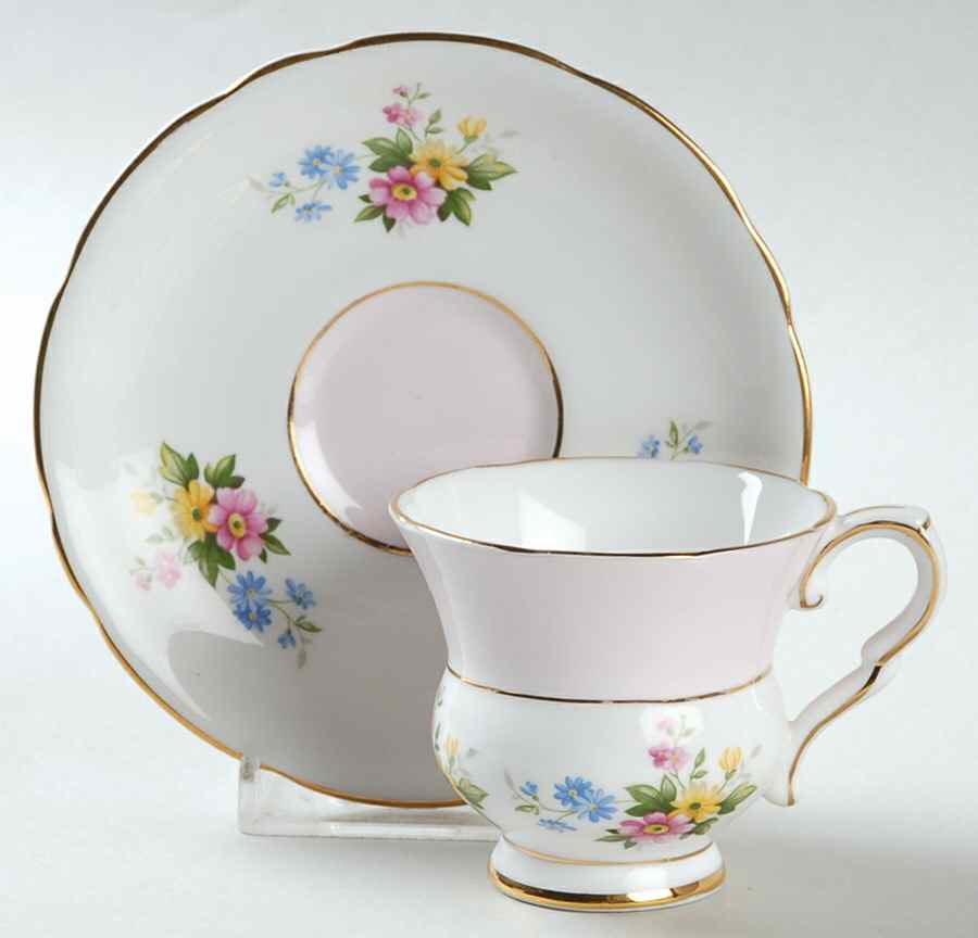 2049 Footed Demitasse Cup & Saucer Set by Royal Stafford-1